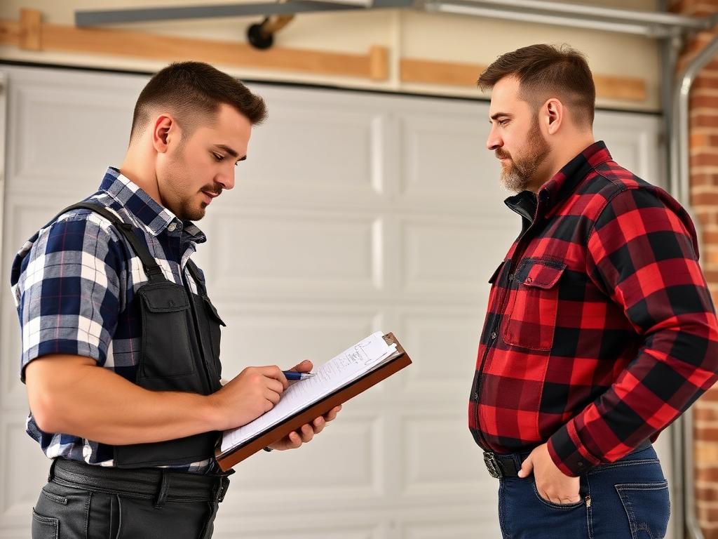 Garage door repair cost breakdown - springs, panels, and opener service pricing